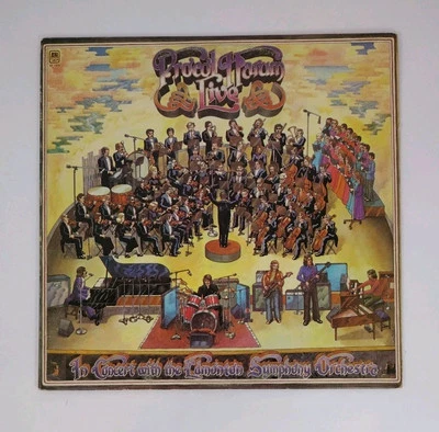 Procol Harum Live In Concert w/the Edmonton Symphony Orchestra 1972 LP Vinyl - Imagem 1 de 4