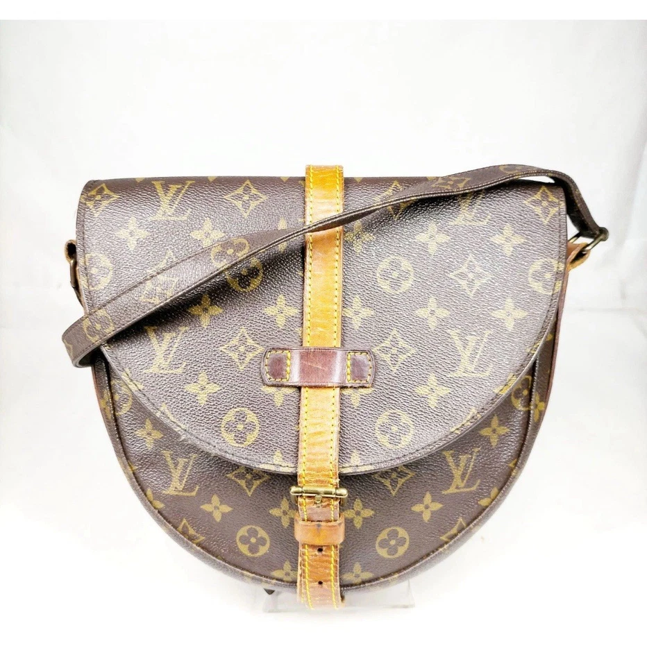 Auténtico Bolso de Hombro Louis Vuitton LV Chantilly GM Marrón Monograma Foto 1 de 4