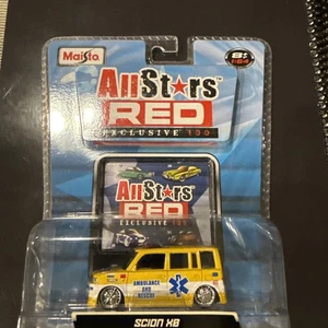 1/64 Maisto All Stars RED Exclusive 100 Scion XB Ambulance And Rescue. - Picture 1 of 4