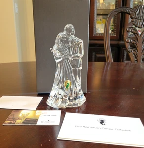 Waterford Crystal BRIDE & GROOM Wedding Figurine or Cake Topper New in Box - Picture 1 of 6