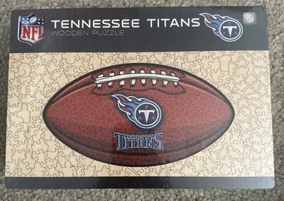 "Rompecabezas de madera Tennessee Titans nuevo 23,6"" X 13,4""" Foto 1 de 2