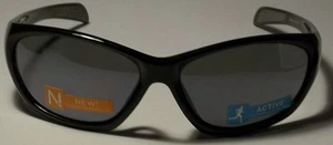 Foster Grant Herren schwarze aktive Sonnenbrille bruchsicher PC-Gläser 207 - Bild 1 von 1