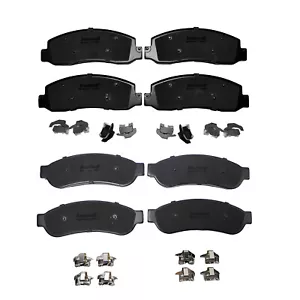 Pastillas de cerámica de freno delanteras + traseras para Ford F-250 F-350 Super Duty 2009 2010-2012 - Imagen 1 de 5