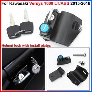 1 Set Rear Bracket helmet lock W/Key For Kawasaki Versys 1000 LT/ABS 2015-2018 - Picture 1 of 14