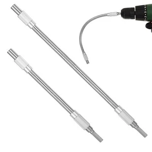 2 Stück Flexibel Bithalter Flexibel Welle Verlängerung für Bohrmaschine Bohre... - Bild 1 von 7