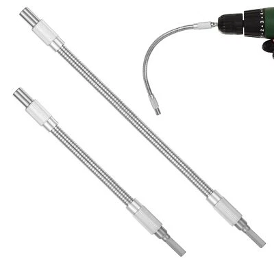 2 Stück Flexibel Bithalter Flexibel Welle Verlängerung für Bohrmaschine Bohre... - Bild 1 von 4