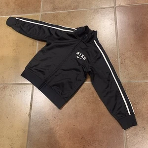 Nike Jacket Boys Size 4T Gray Full Zip Track Jacket Mock Neck Solid 3-4 Year - Picture 1 of 4