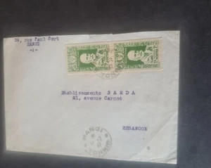 Indochine. Postal History To Besancon France. - Picture 1 of 2
