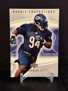 2004 Upper Deck Tank Johnson Rookie Foundations RC Card #112 #'ed /350 - Picture 1 of 2