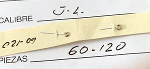 NOS Neu [ 1 Set = 2 Nadeln ] Jaeger Lecoultre 60 120 Nadeln - Bild 1 von 1
