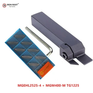 1P MGEHL2525-4 Werkzeughalter + 10P MGMN400-M TG1225 CNC Hartmetalleinsatz für P.M.K - Bild 1 von 6
