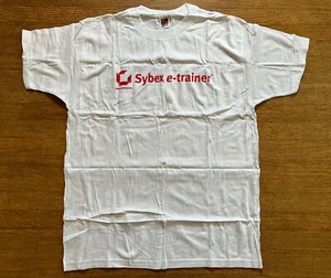 Vintage 90s Sybex e-Trainer PC Computer Software Promo T-Shirt Herren XL NOS - Bild 1 von 4