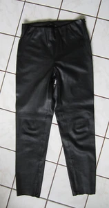 ZARA Damen Leggings Lederimitat Skinny Schwarz Basic Collection Gr. M - Bild 1 von 11