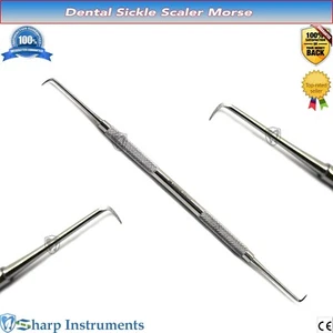Morse Scaler Dental Periodontal Curette Anterior Teeth Scaling Sickle Scaler - Picture 1 of 2