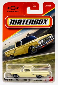 2025 Matchbox #28 1960 Chevy™ El Camino™ CROCUS CREAM | FSC - Picture 1 of 1