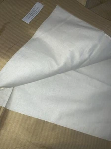 "Cortinas de bolsillo de varilla de herrajes de restauración 50 x 96"" forradas de tafetán de seda a rayas" - Imagen 1 de 4