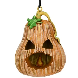 Tree Buddees Rotten Pumpkin Jack-o'-lantern Halloween Ornament Spooky Decoration - Picture 1 of 7