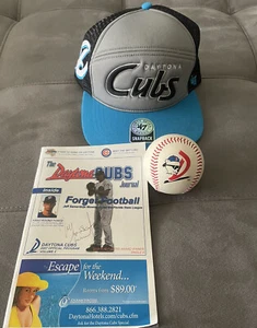 Jeff Samardzija Daytona Cubs Signed Ball Baseball Cubs Notre Dame - Picture 1 of 9