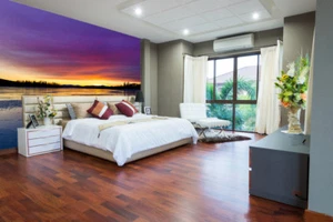 3D Sunrise Sky Sea 743 Wall Paper Murals Wall Print Wall Wallpaper Mural AU Kyra - Picture 1 of 5