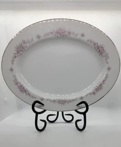 Vintage Shelby Fine China Mona #1838 Oval Serving Platter Without Stand - Picture 1 of 4