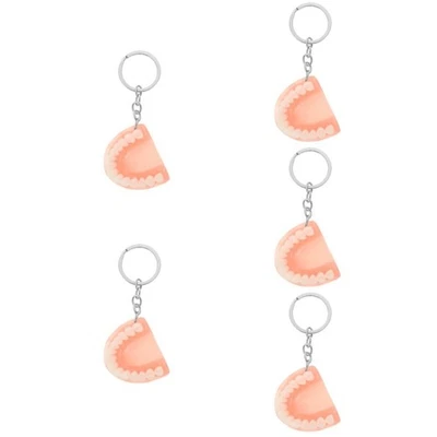 5 stücke Funny Harz Spoof-Prothese Keychain für Halloween-Party-Foto-Prop - Bild 1 von 4