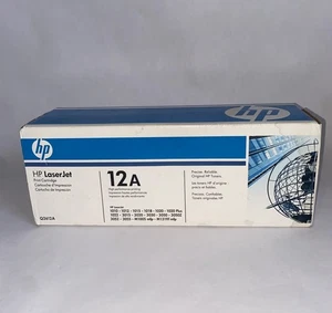SCADUTO NUOVO E SIGILLATO HP Cartuccia Toner Originale LaserJet 12A Nero Q2612A - Foto 1 di 7
