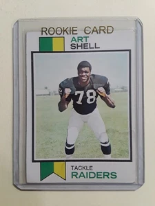 1973 Topps Art Shell Rookie #77 football card Oakland Raiders - Picture 1 of 4