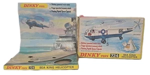 ORIGINAL BOX ONLY - DINKY TOYS 724 SEA KING HELICOPTER BOX & DISPLAY PLINTH - Picture 1 of 12