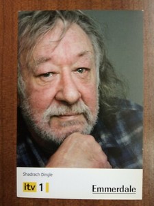 ANDY DEVINE *Shadrach Dingle* EMMERDALE NOT SIGNED FAN CAST PHOTO CARD FREE POST
