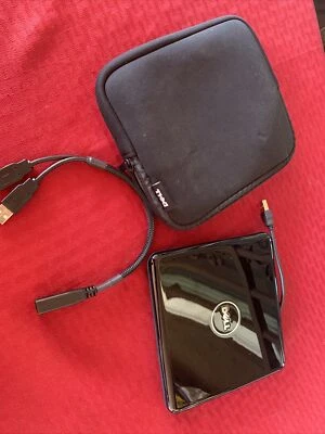 Dell External USB DVDRW Drive GX10N  Black Excellent Condition with case - Image 1 of 4