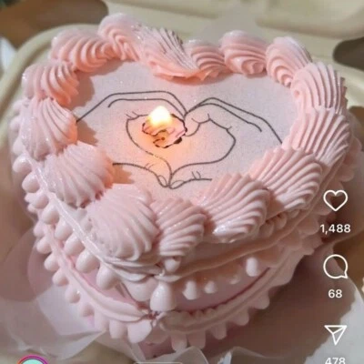 Burn Away Cake Feuer Tortenbild personalisiert Name Flamme essbar neu - Bild 1 von 4