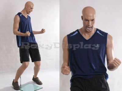 Maniquí masculino realista con color Fleshtone #MZ-PW1 Foto 1 de 2