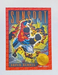 1993 Skybox X-Men Series 2, Xavier Files, #33, Sunspot Trading Card - Bild 1 von 3