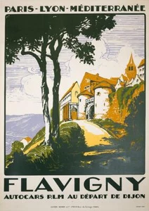 FLAVIGNY JULIEN LACAZE AUTOCARS PER CASTELLI MEDIEVALI originale PLM 1927 - Foto 1 di 1