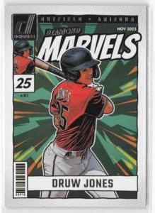 2024 Donruss Druw Jones #12 Diamond Marvels Arizona Diamondbacks - Foto 1 di 2