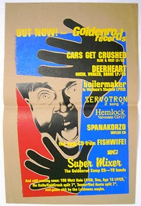 GOLDENROD promo POSTER Cars Get Crushed SERVOTRON Deerheart HEMLOCK Spanakorzo - Picture 1 of 1