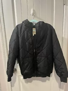 Vintage Route 66 Heavy Winter Bomber Jacket Womens Size Medium - Picture 1 of 4