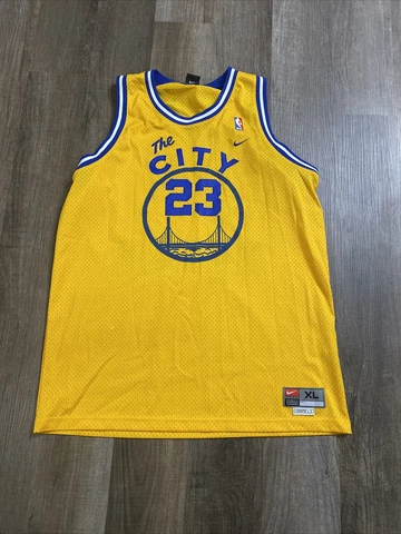 Nike Golden Sate Warriors The City Richardson 23 Sewn Jersey Size XL Length + 2 Cover