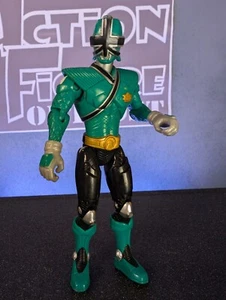 Figura de acción Mega Forest Power Ranger 2010 Green Samurai Ninja 4" juguete BANDAI - Imagen 1 de 5