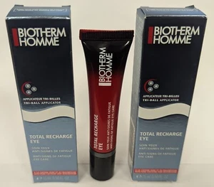 LOT OF 2 - BIOTHERM TOTAL RECHARGE EYE CREAM 0.50 FL. OZ NEW IN BOX - Picture 1 of 4