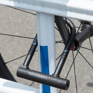 ROCKBROS Bicicleta U Lock Bicicleta U-lock Acero Carbono Antirrobo 7*5.1 Estilo Chino - Imagen 1 de 10
