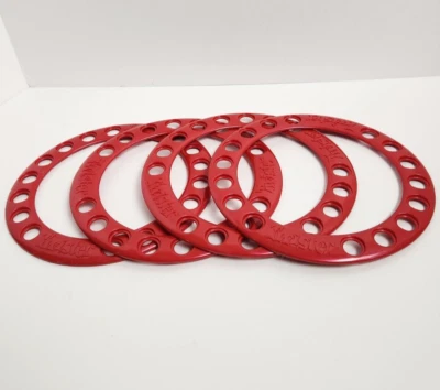 PEÇAS DE REPOSIÇÃO PARA JOGOS TWISTER HOOPLA 4 ANÉIS DE PLÁSTICO VERMELHO - Imagem 1 de 3