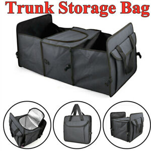 Car Trunk Cargo Storage Black Bag Organizer Foldable Multi-Purpose Holder Box