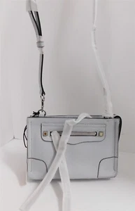 Neu Rebecca Minkoff Umhängetasche Regan Eisgrau Leder - Bild 1 von 7