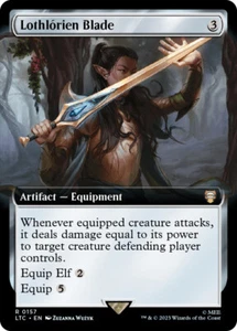 Magic The Gathering Hoja Arte Extendido - El Señor de los Anillos Comandante #157 - Imagen 1 de 1