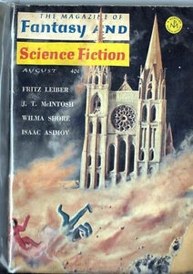 Magazine of Fantasy and Science Fiction Aug 1964 Fritz Leiber Isaac Asimov - Picture 1 of 1