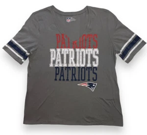 NFL 2011 New England Patriots Women’s AFC Conference Champions V Neck TShirt XL - Picture 1 of 10