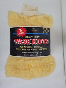(New) Viking Heavy Duty Wash Mitts 8" x 10" 1997 - Picture 1 of 6