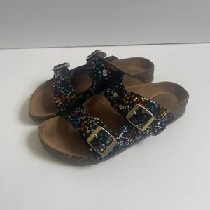 Slip On Sandals Wonder Nation Size 3 Comfort Footbed Adjustable Girls Sandals - Picture 1 of 5