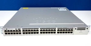 Cisco Catalyst C3850-48P-S 48 Port Network Switch - Picture 1 of 4